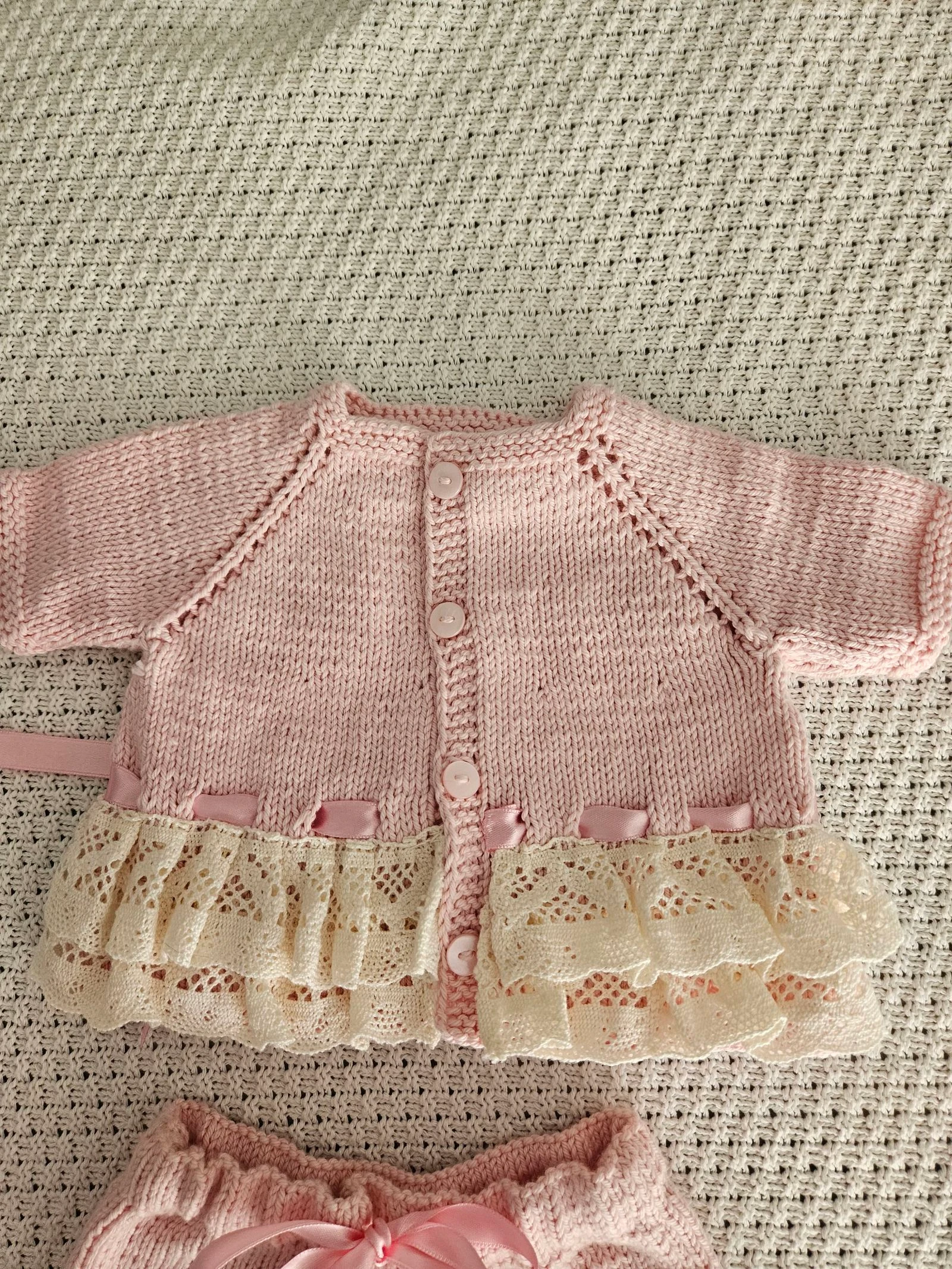 Conjunto bebé hecho a mano Ensemble bébé fait à main – photo 5
